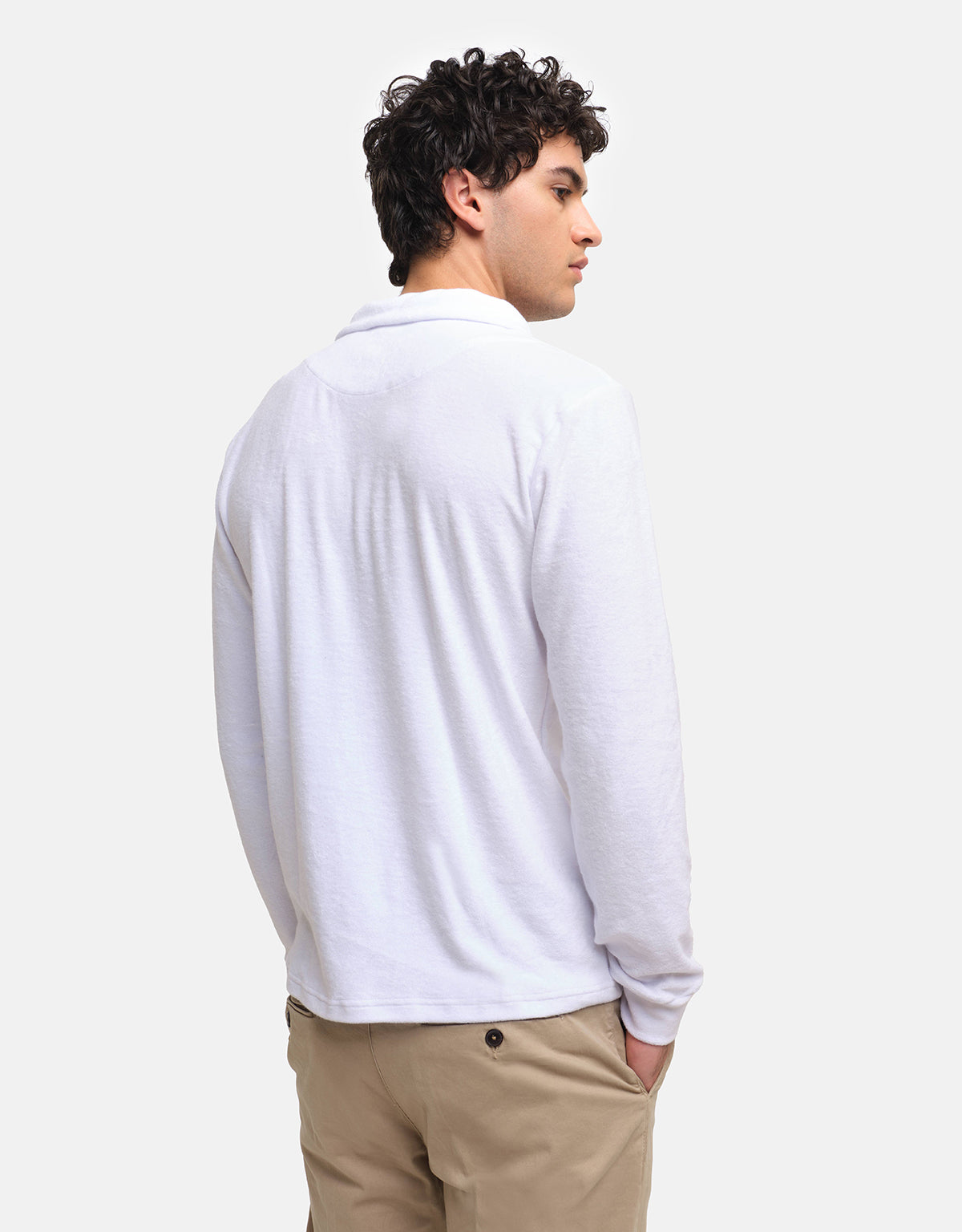 Marzamemi Long Terry Polo Shirt