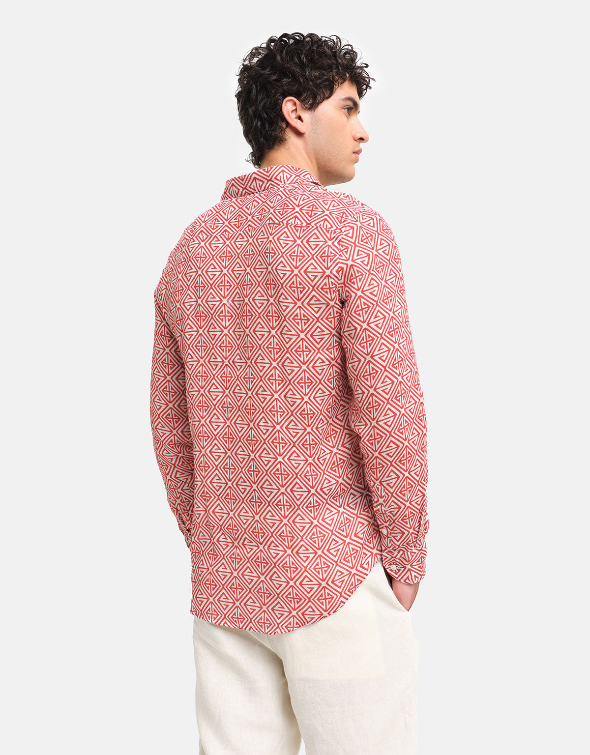 Camicia Villagonia Lino Slim Fit