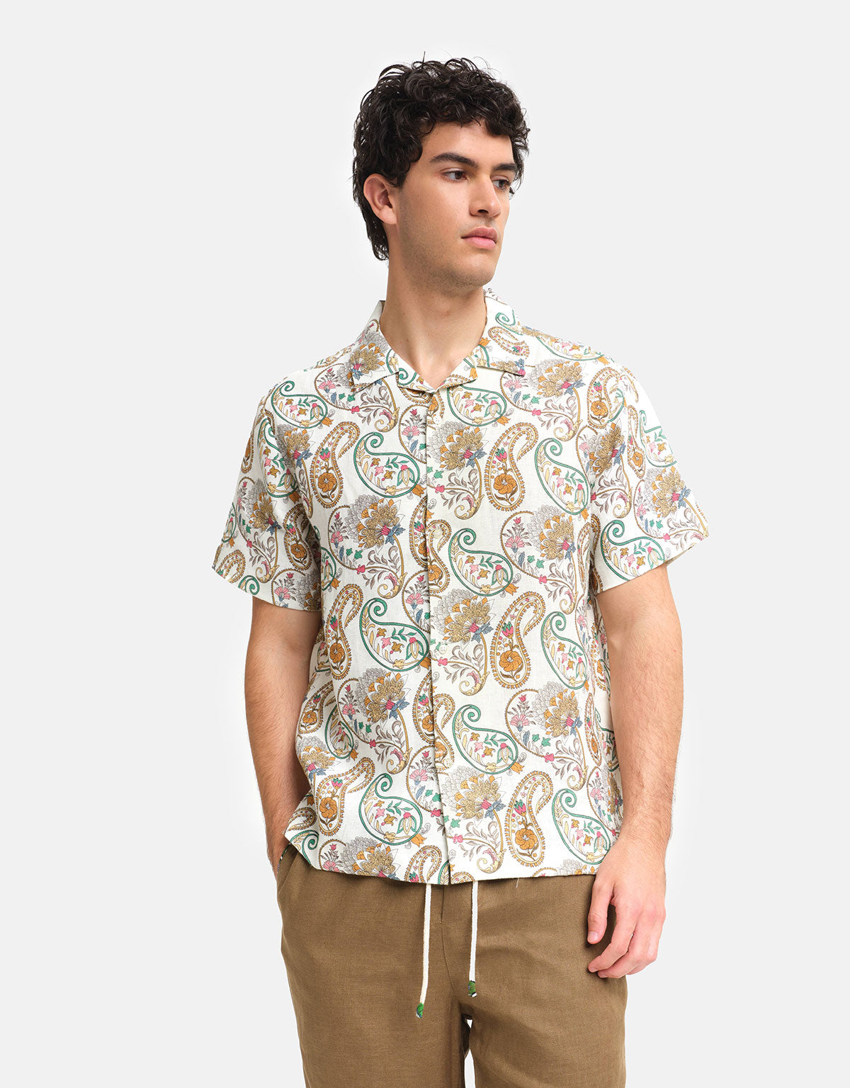Camicia Bowling Casablanca Lino