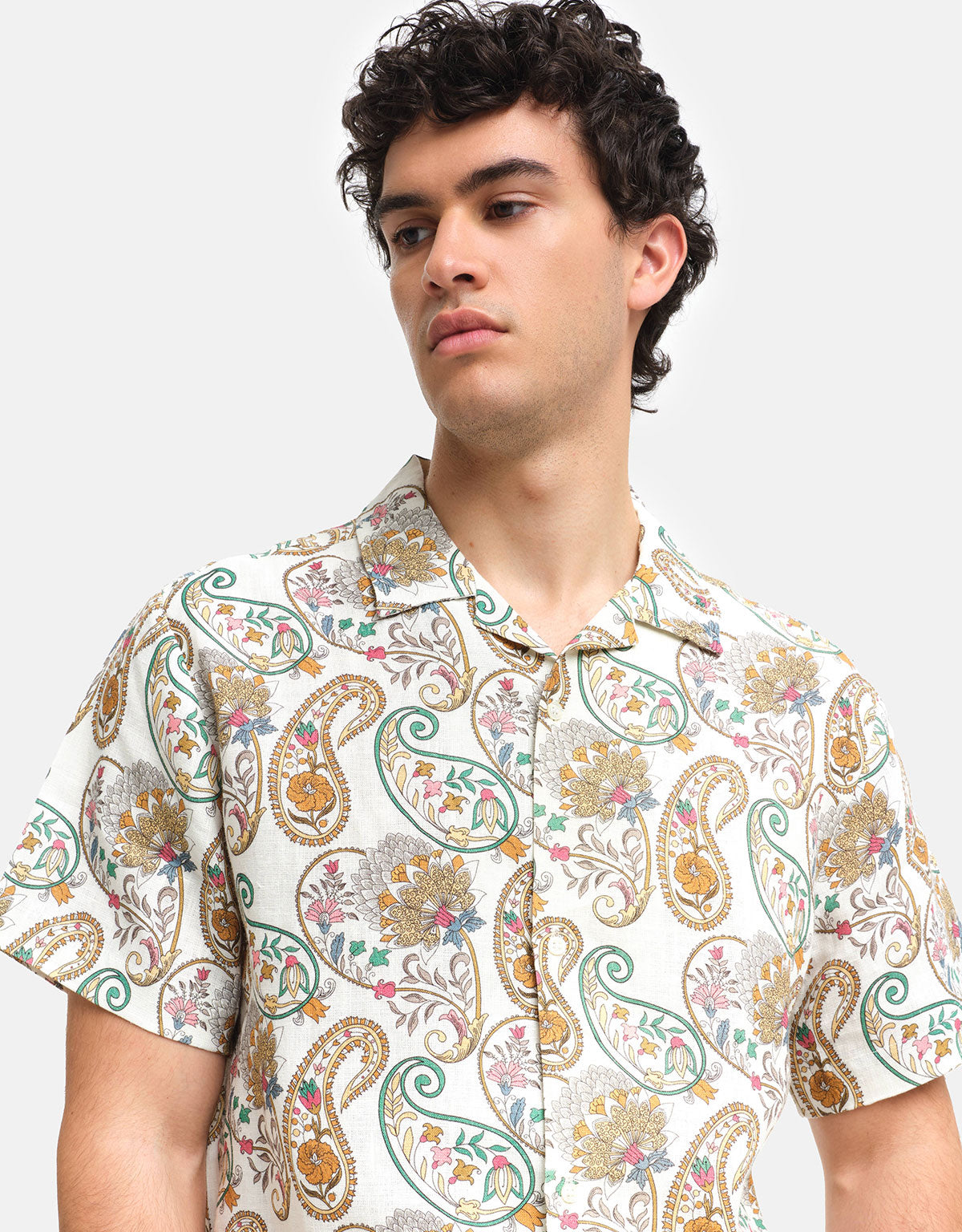 Camicia Bowling Casablanca Lino
