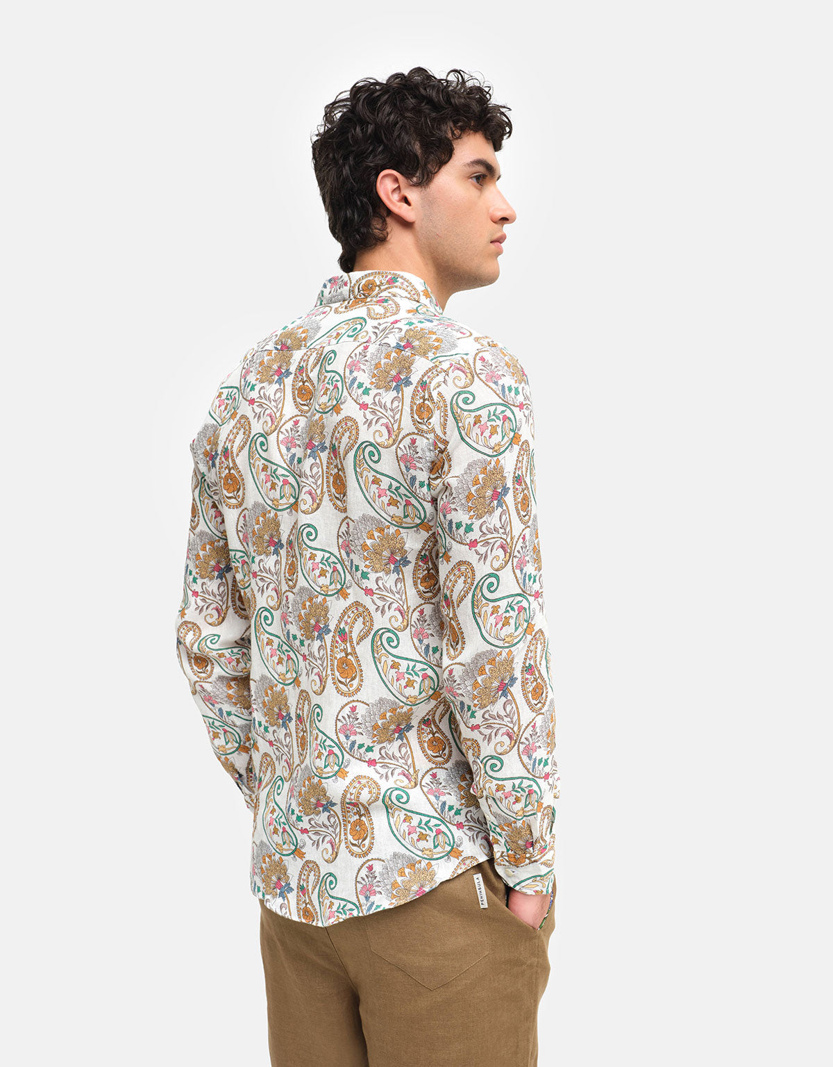 Camicia Casablanca Lino Slim Fit