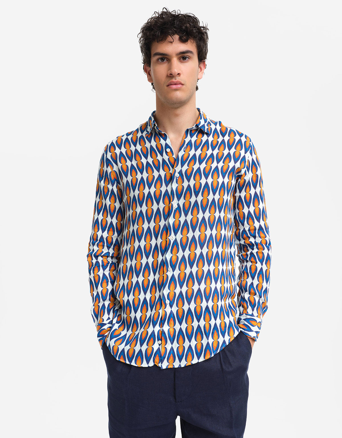 Camicia Levante Lino Slim Fit