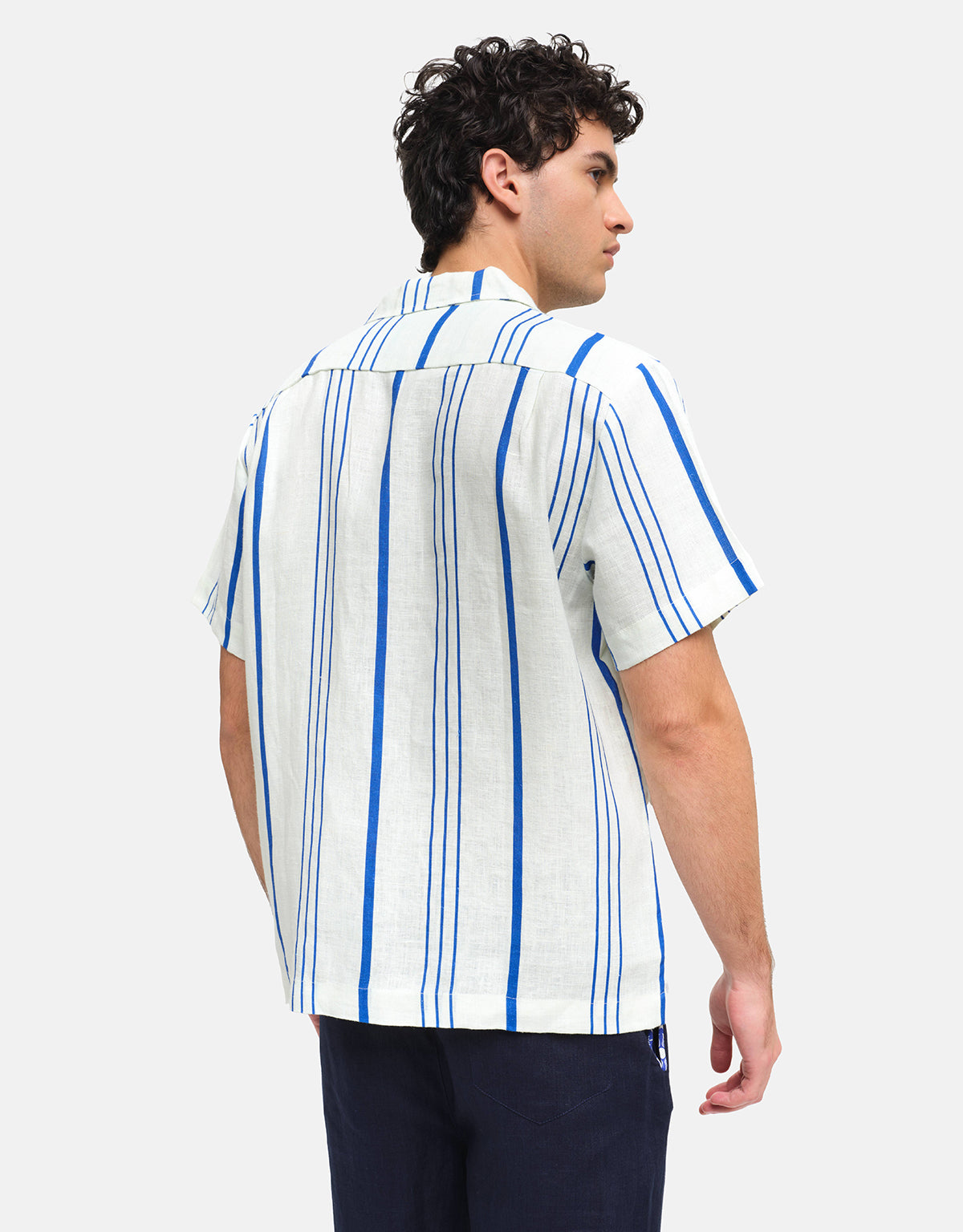 La Greca Linen Bowling Shirt