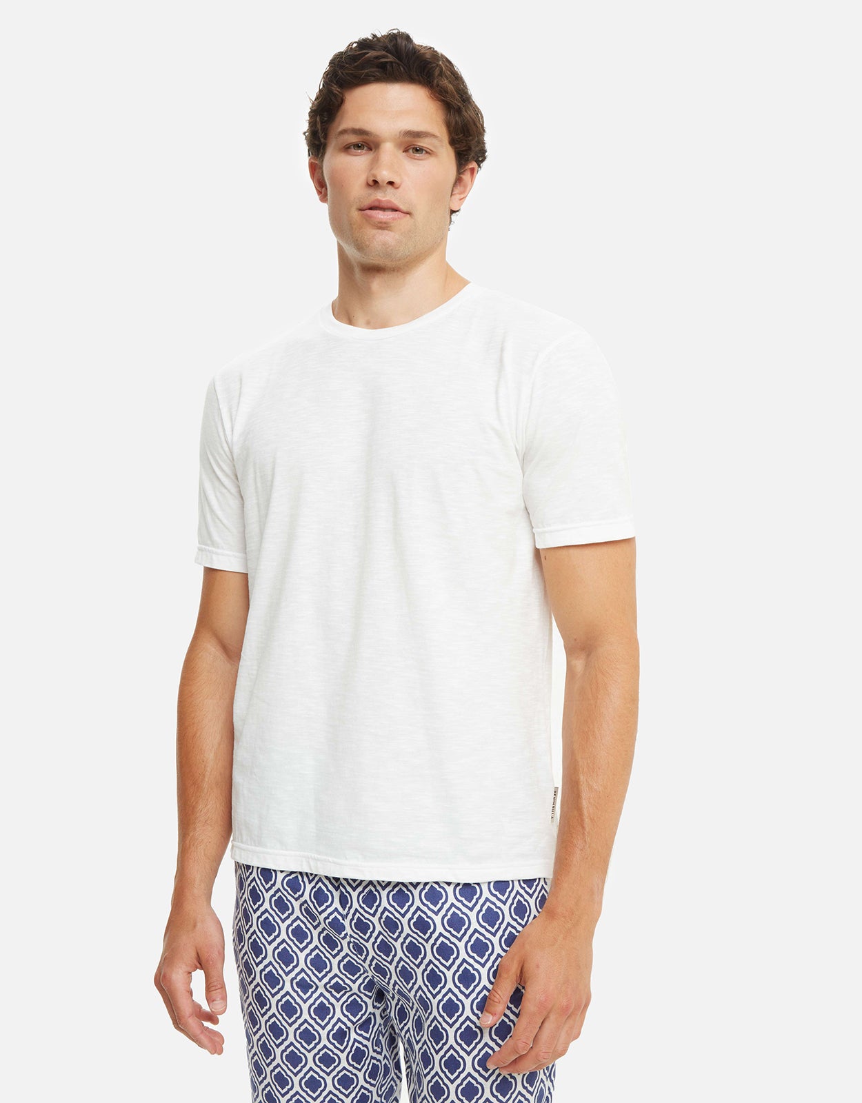 Marzamemi Linen and Cotton T-Shirt