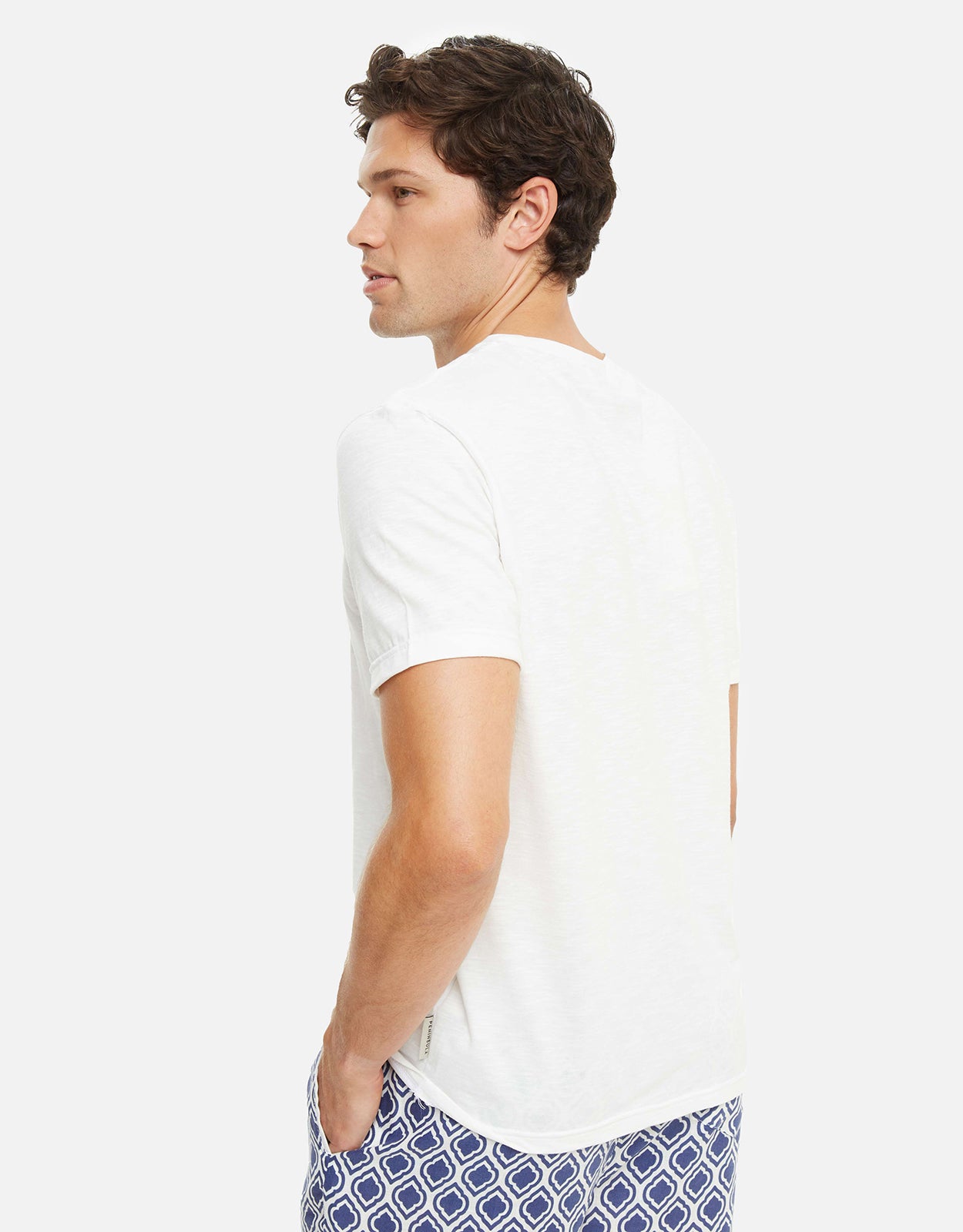 Marzamemi Linen and Cotton T-Shirt