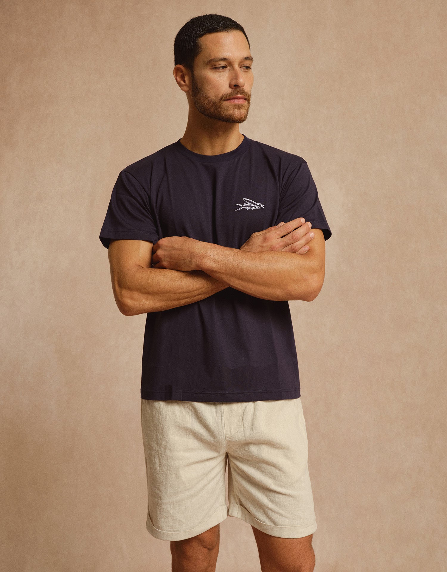 Stromboli Cotton Embroidery T-Shirt