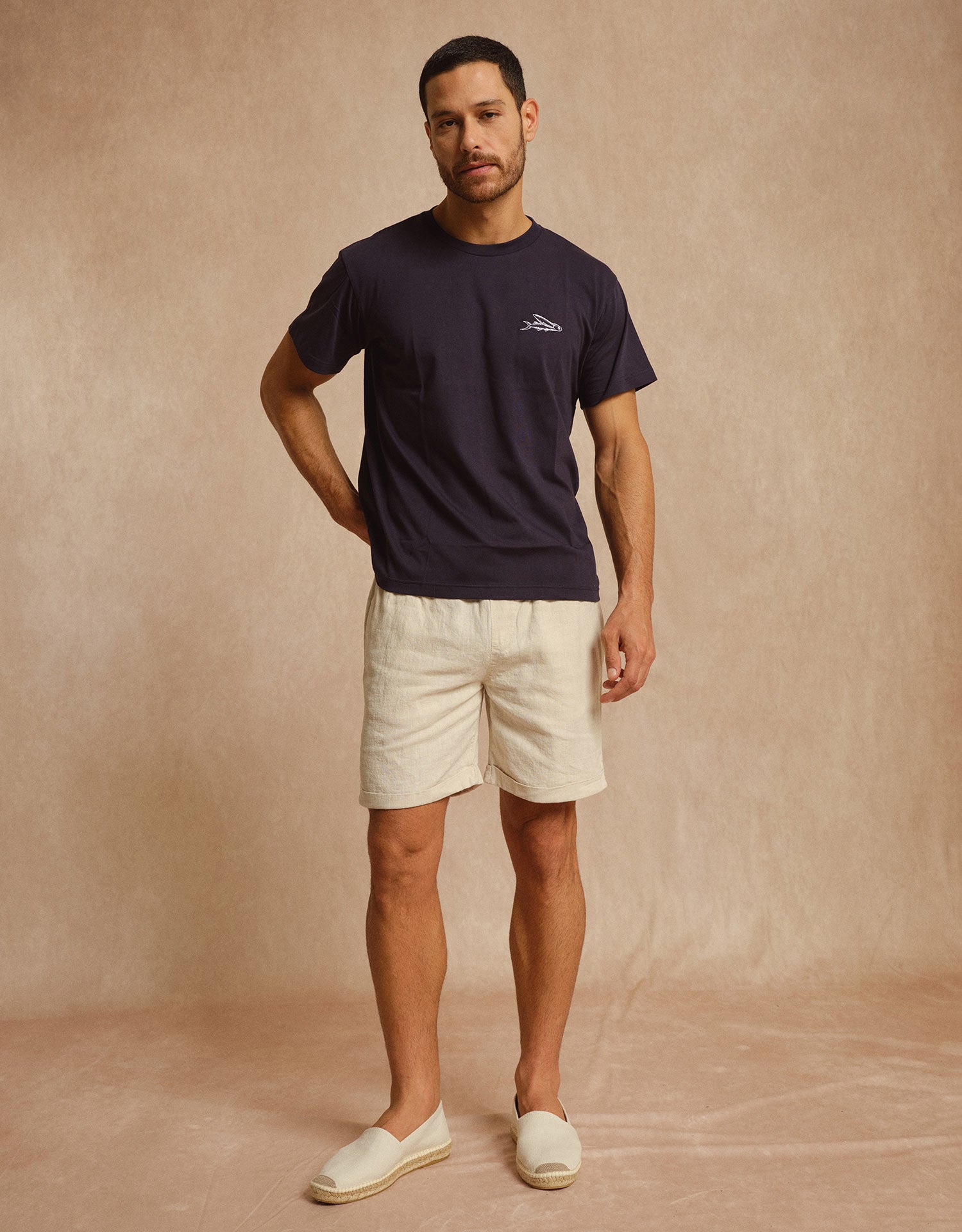 Stromboli Cotton Embroidery T-Shirt