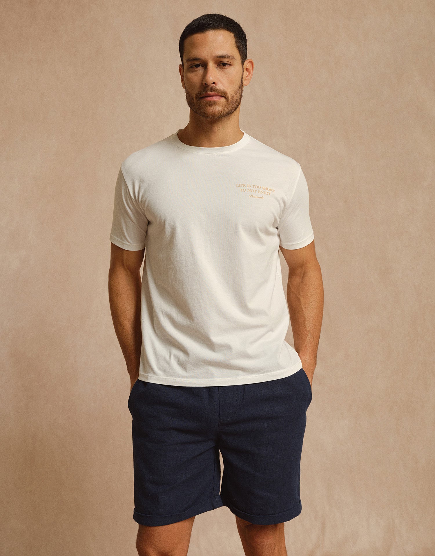 T-Shirt Stampa Enjoy Cotone