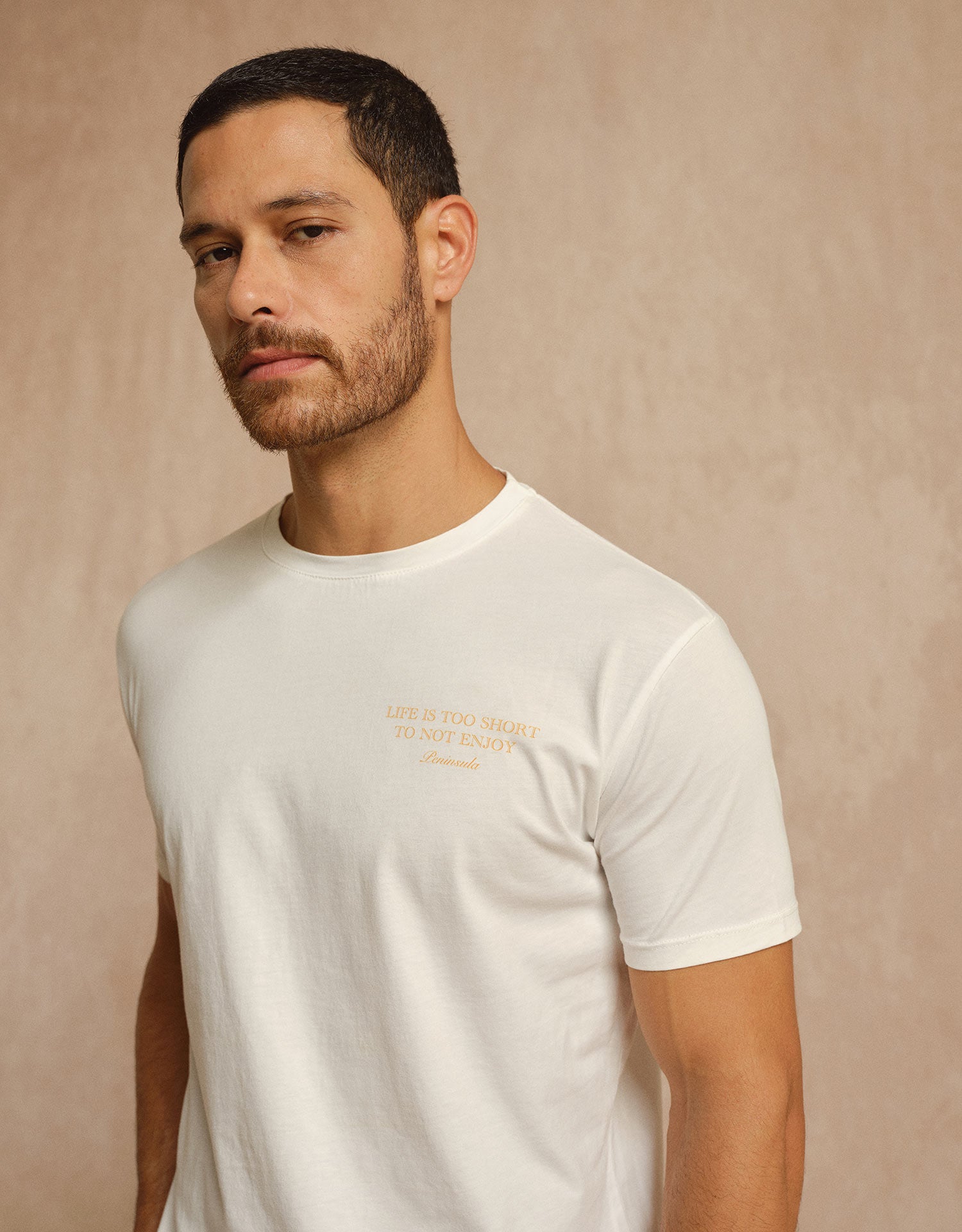 T-Shirt Stampa Enjoy Cotone