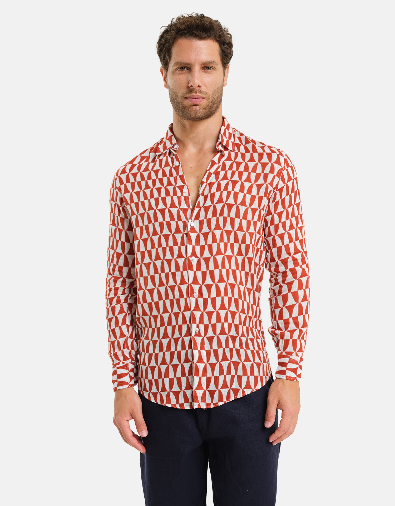 Camicia Cala Gabbiani Lino