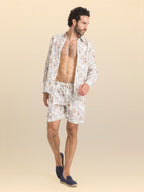 PANTABASKET DE LINHO ESTAMPADO CASABLANCA