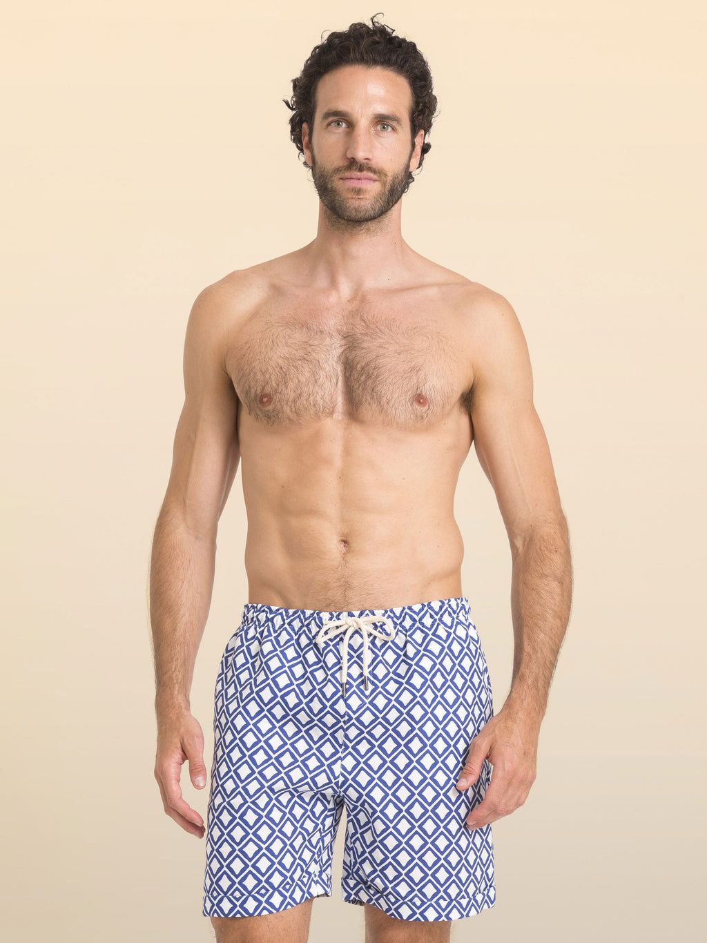 PANTABASKET EM LINHO ESTAMPADO TEULADA