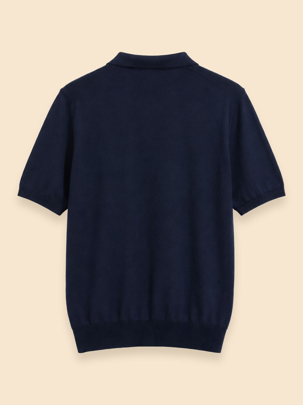 POLO DE HOMBRE DE MANGA CORTA EN PUNTO DE ALGODÓN Y SEDA STROMBOLI