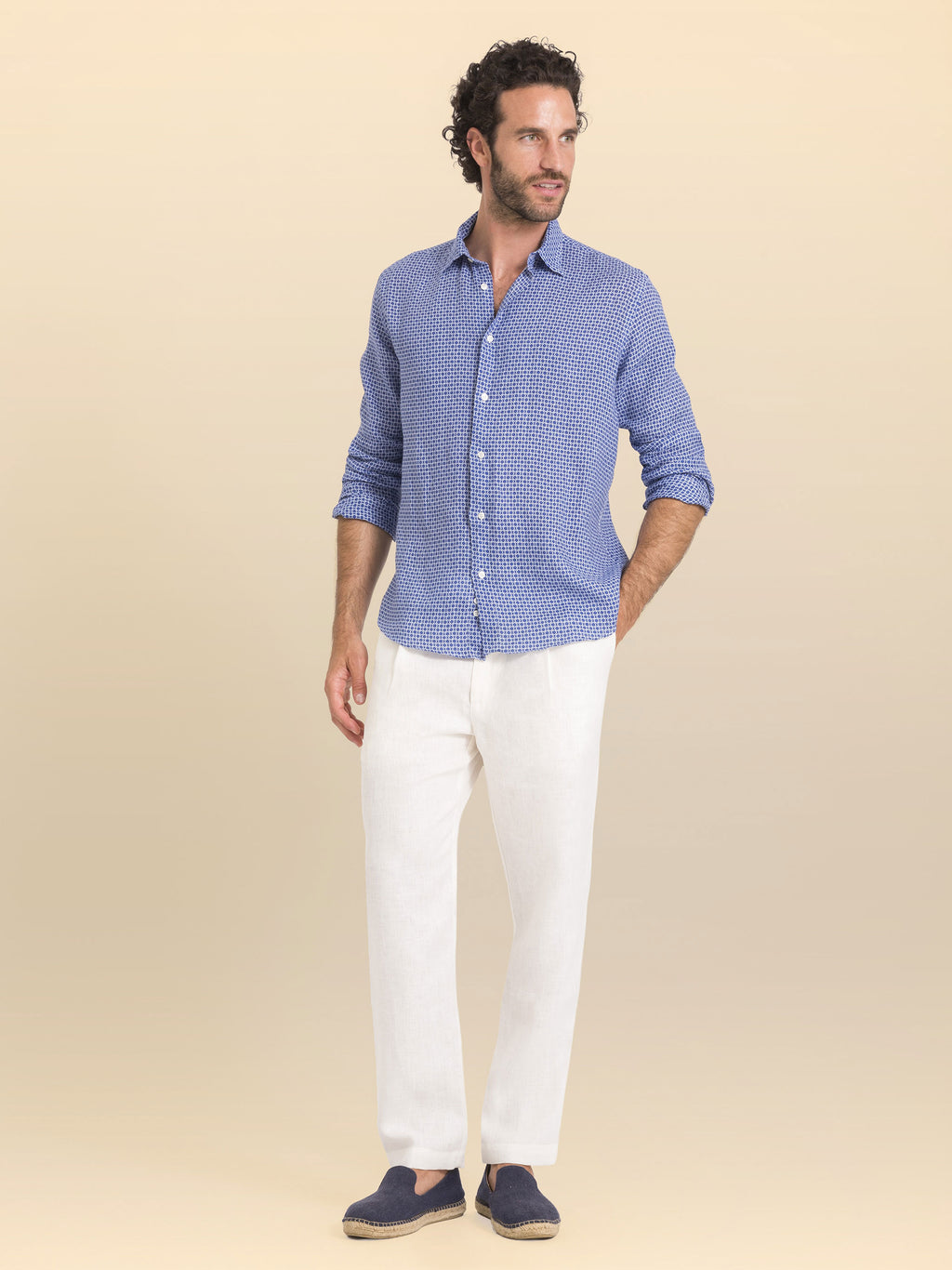 CAMISA DE LINHO CALA LUNA