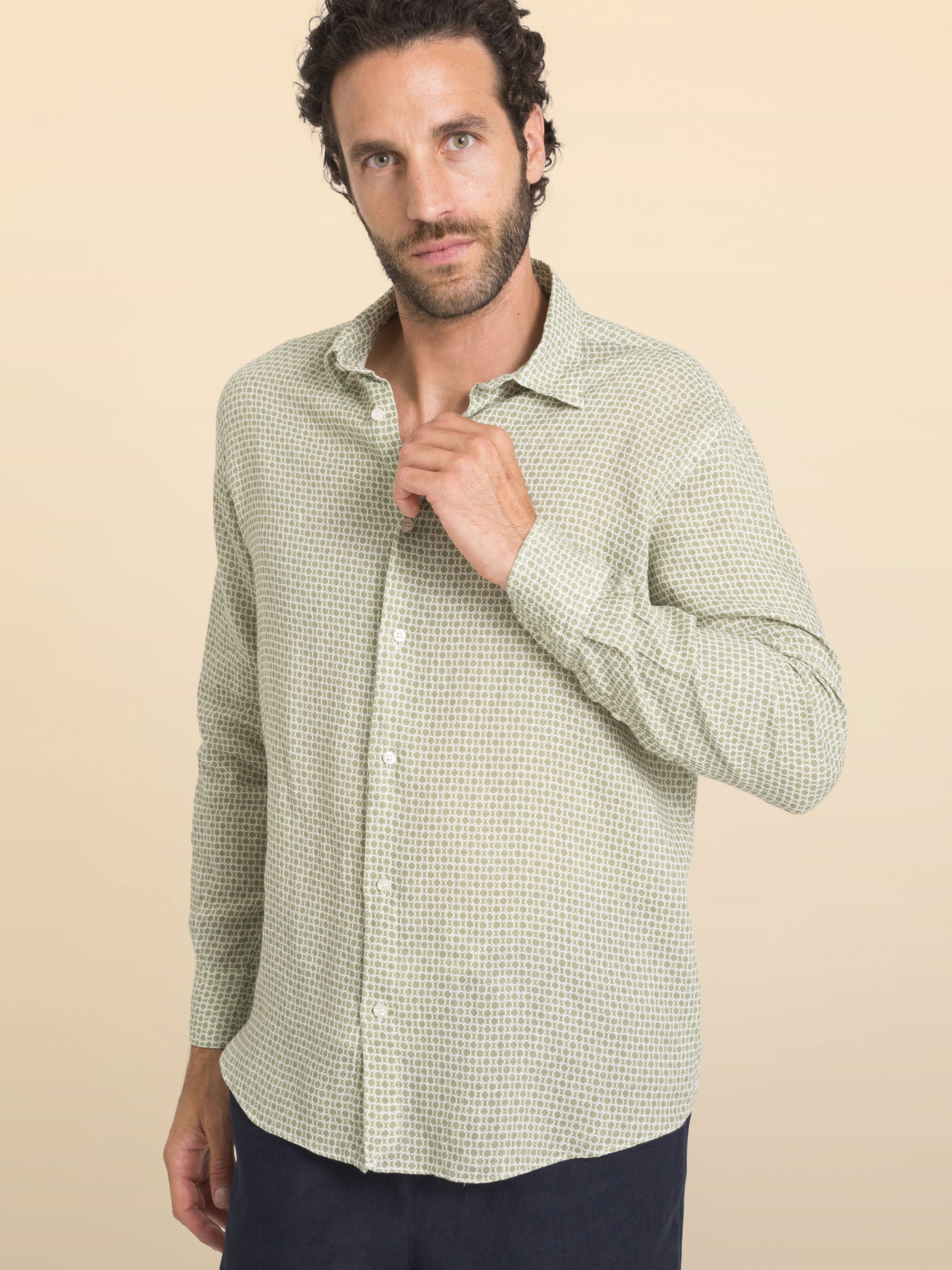 CAMISA DE LINHO CALA LUNA