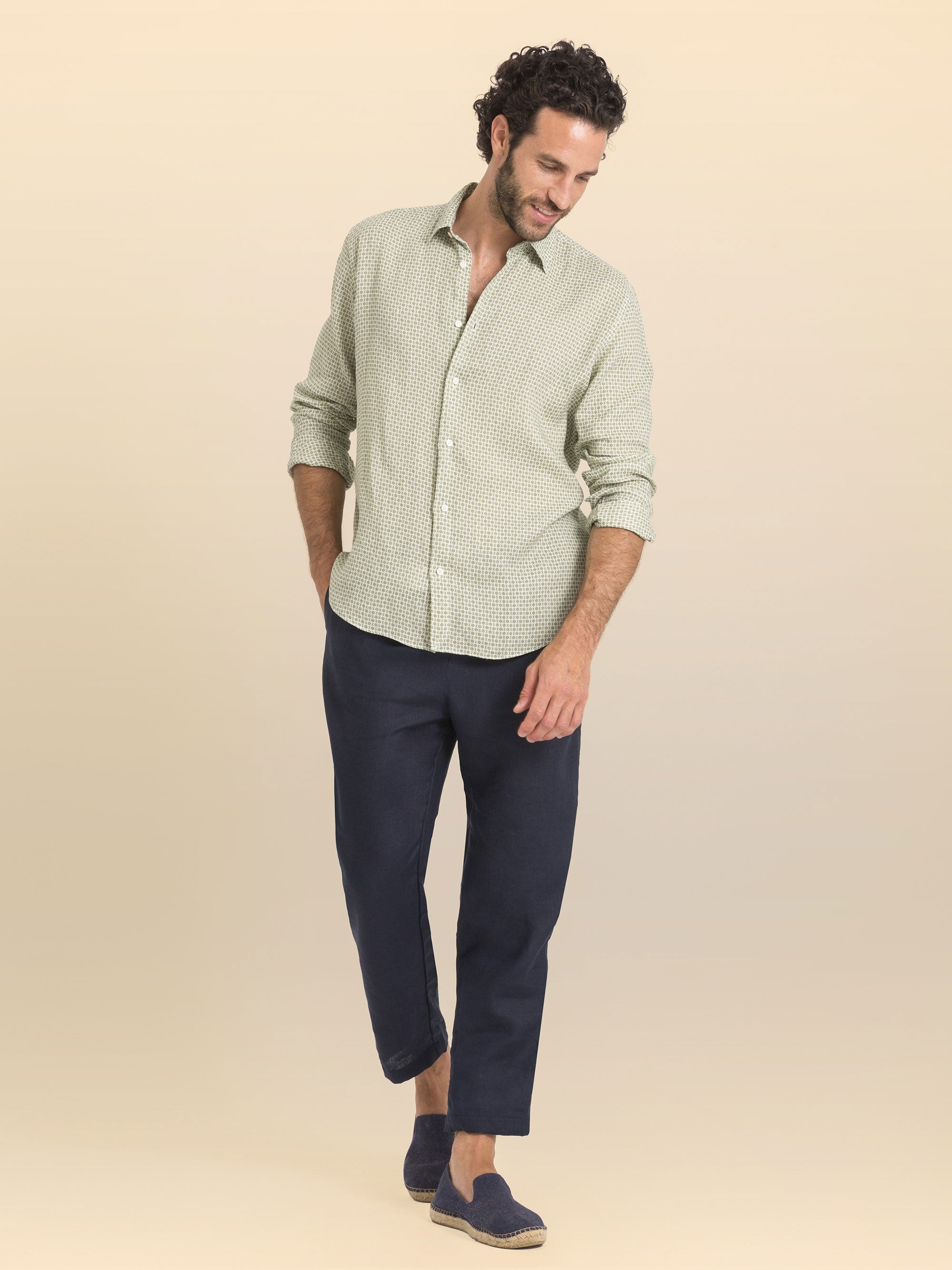 CAMISA DE LINHO CALA LUNA