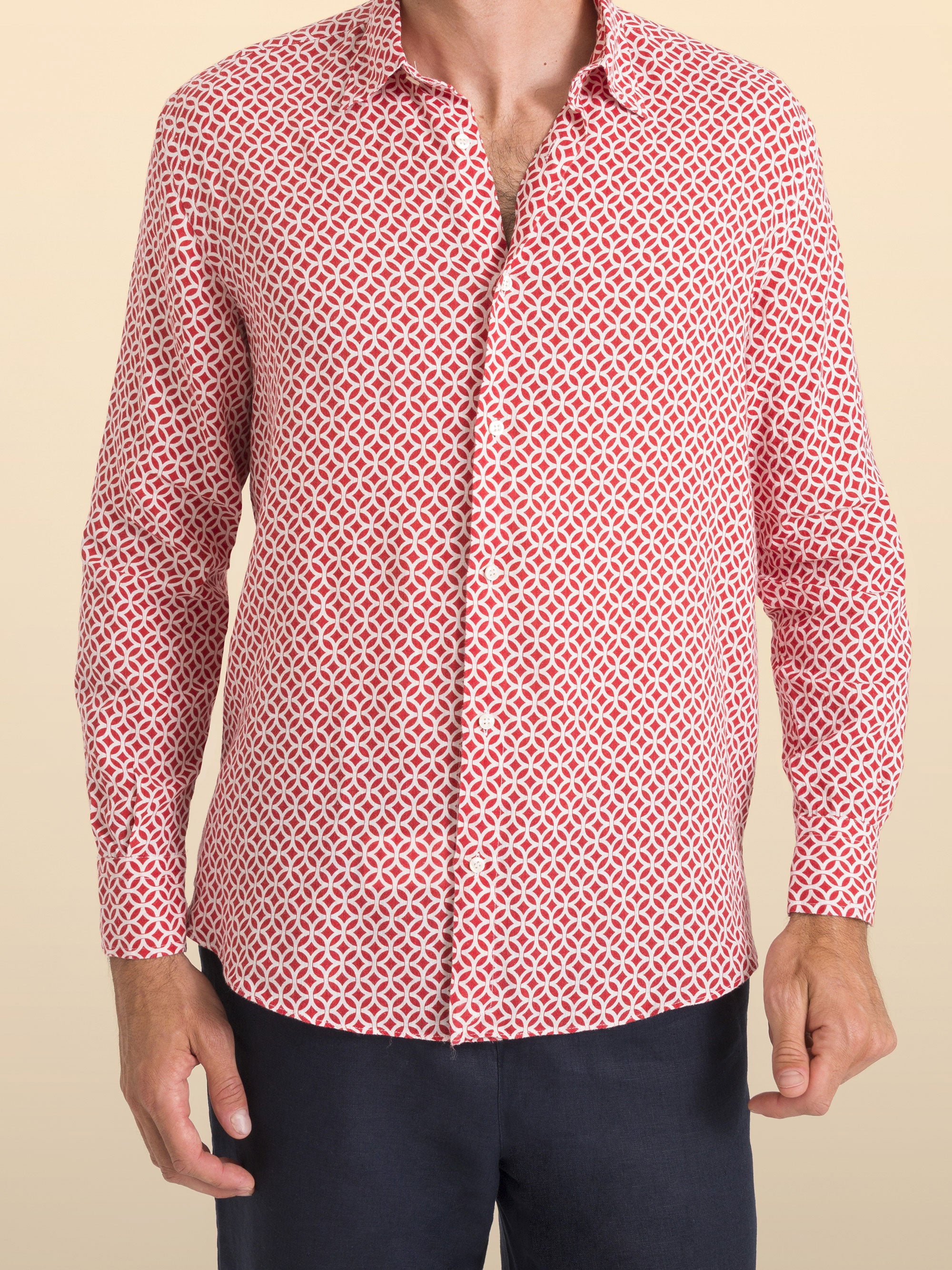 CAMISA EM LINHO LEUCA