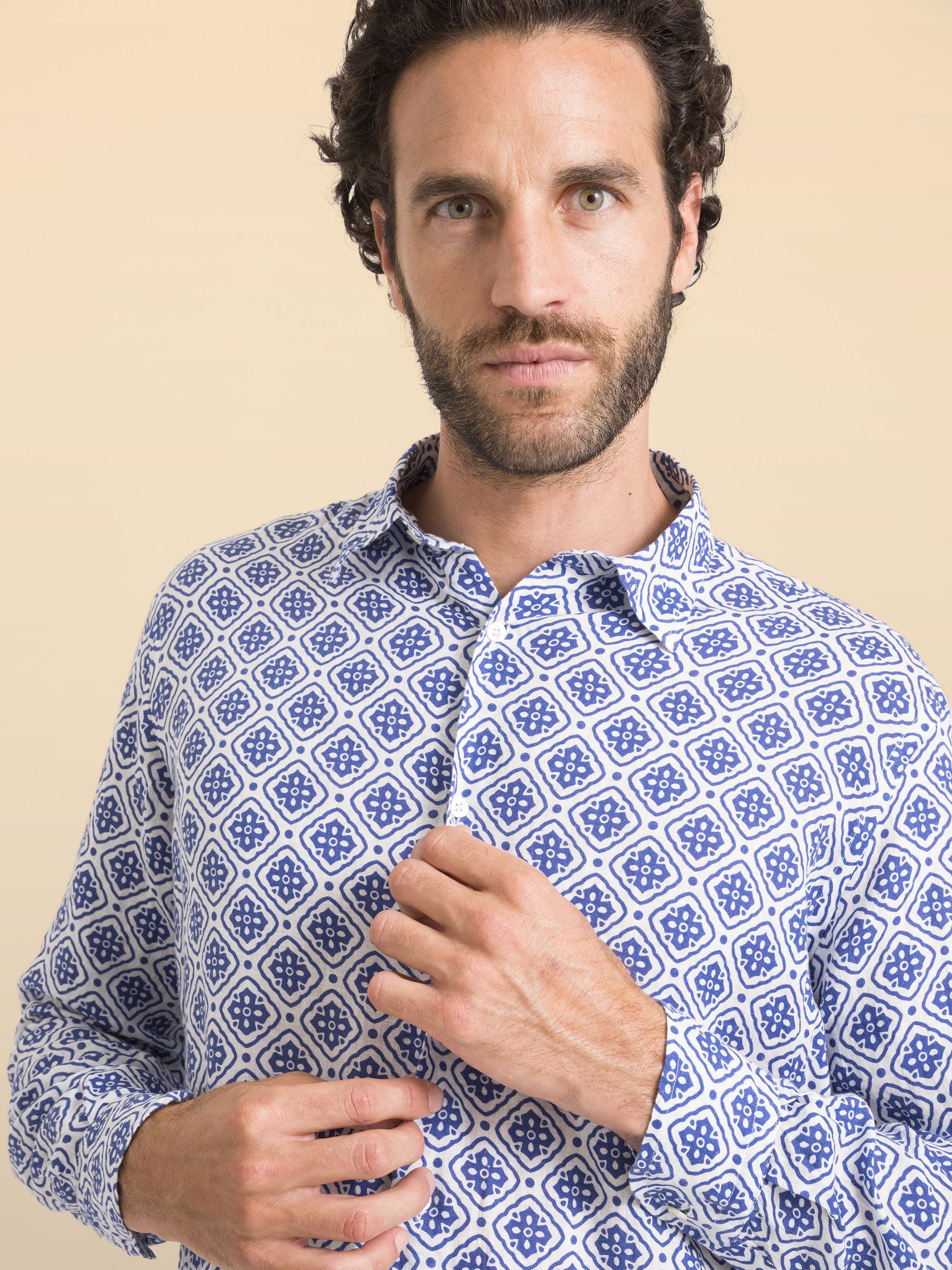 PANTELLERIA LEINENHEMD