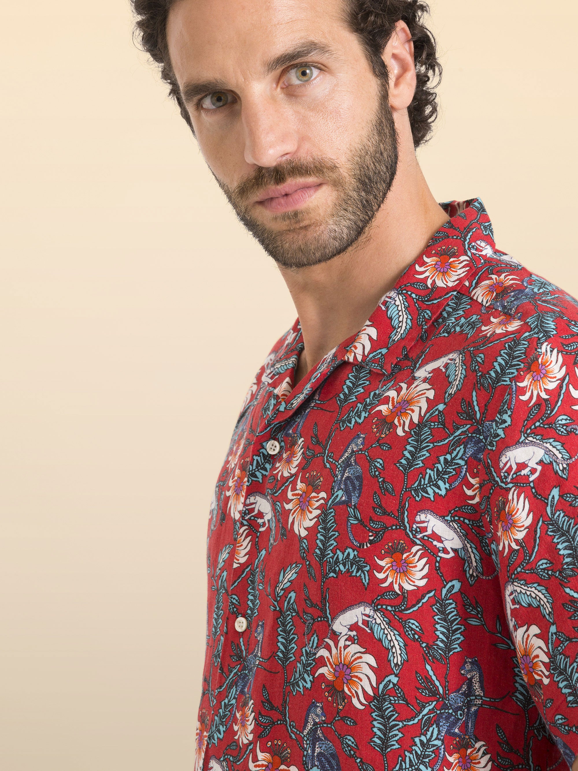 CAMISA BOWLING DE LINHO MALINDI