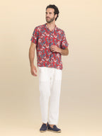 CAMISA BOWLING DE LINHO MALINDI