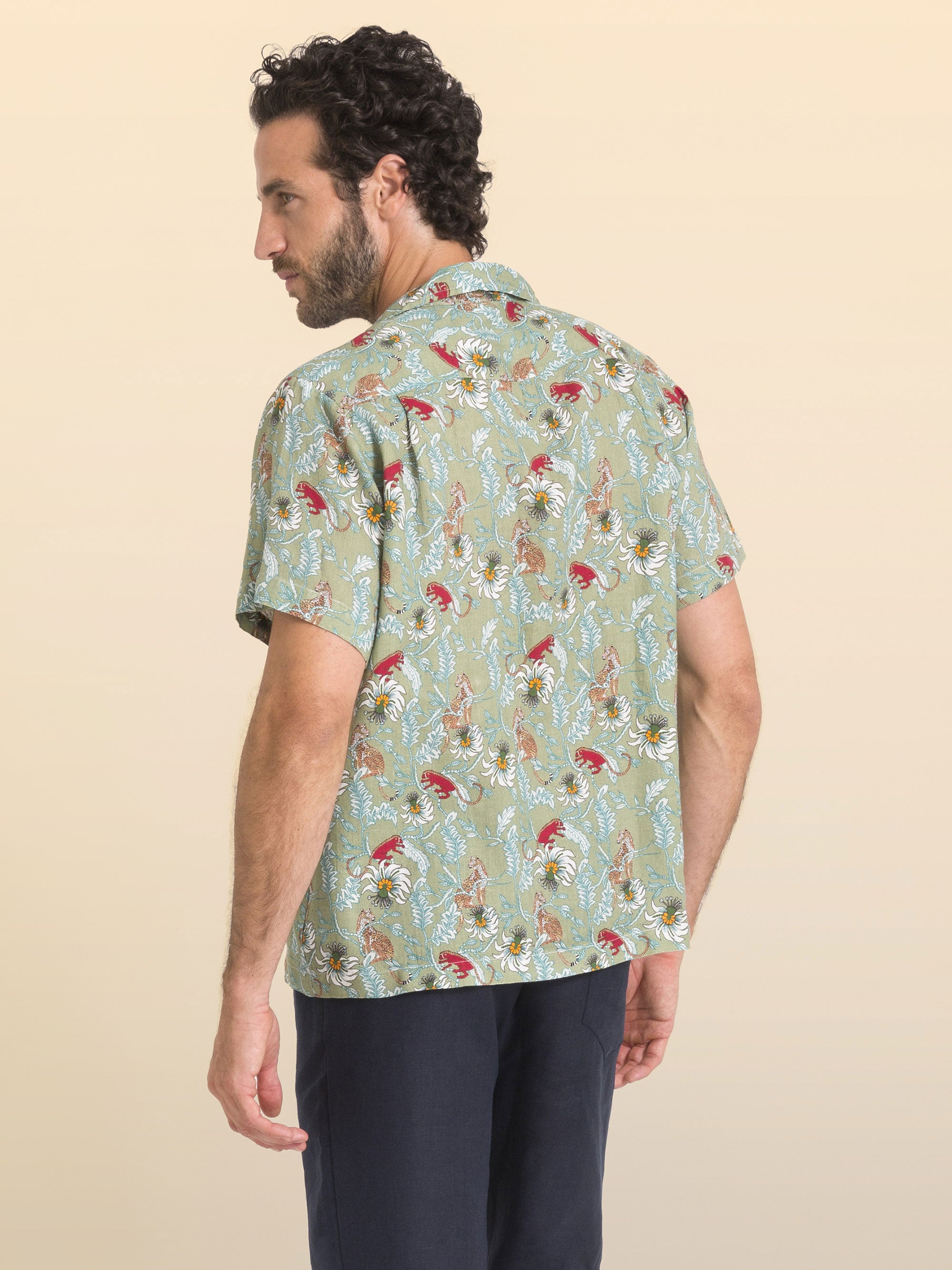 CAMISA BOWLING DE LINHO MALINDI