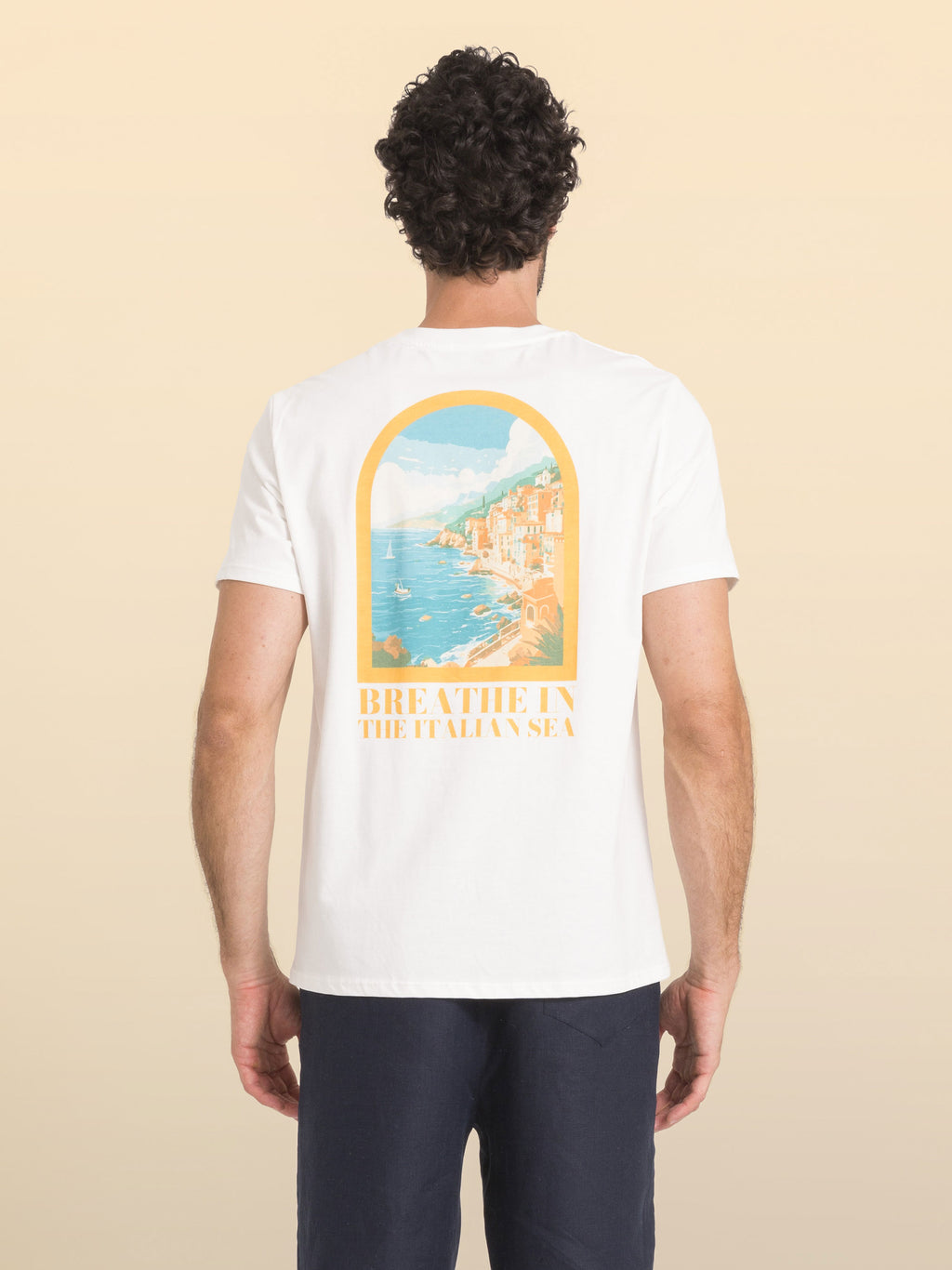 T-SHIRT "BREATHE IN THE ITALIAN SEA" MARZAMEMI
