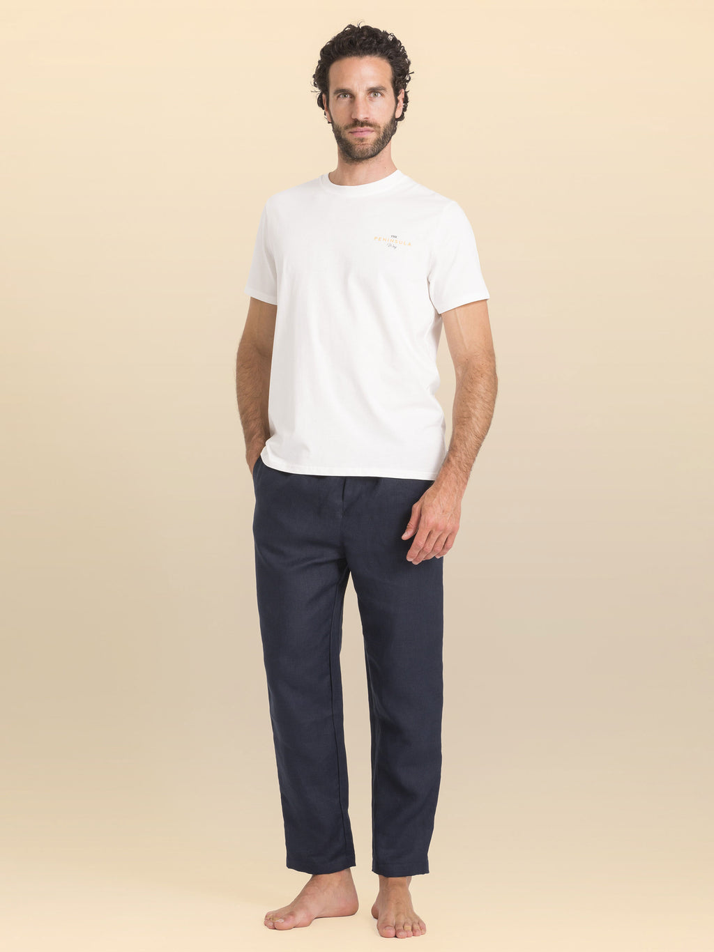 T-HERREN-TSHIRT "BREATHE IN THE ITALIAN SEA - CAPRI" MARZAMEMI