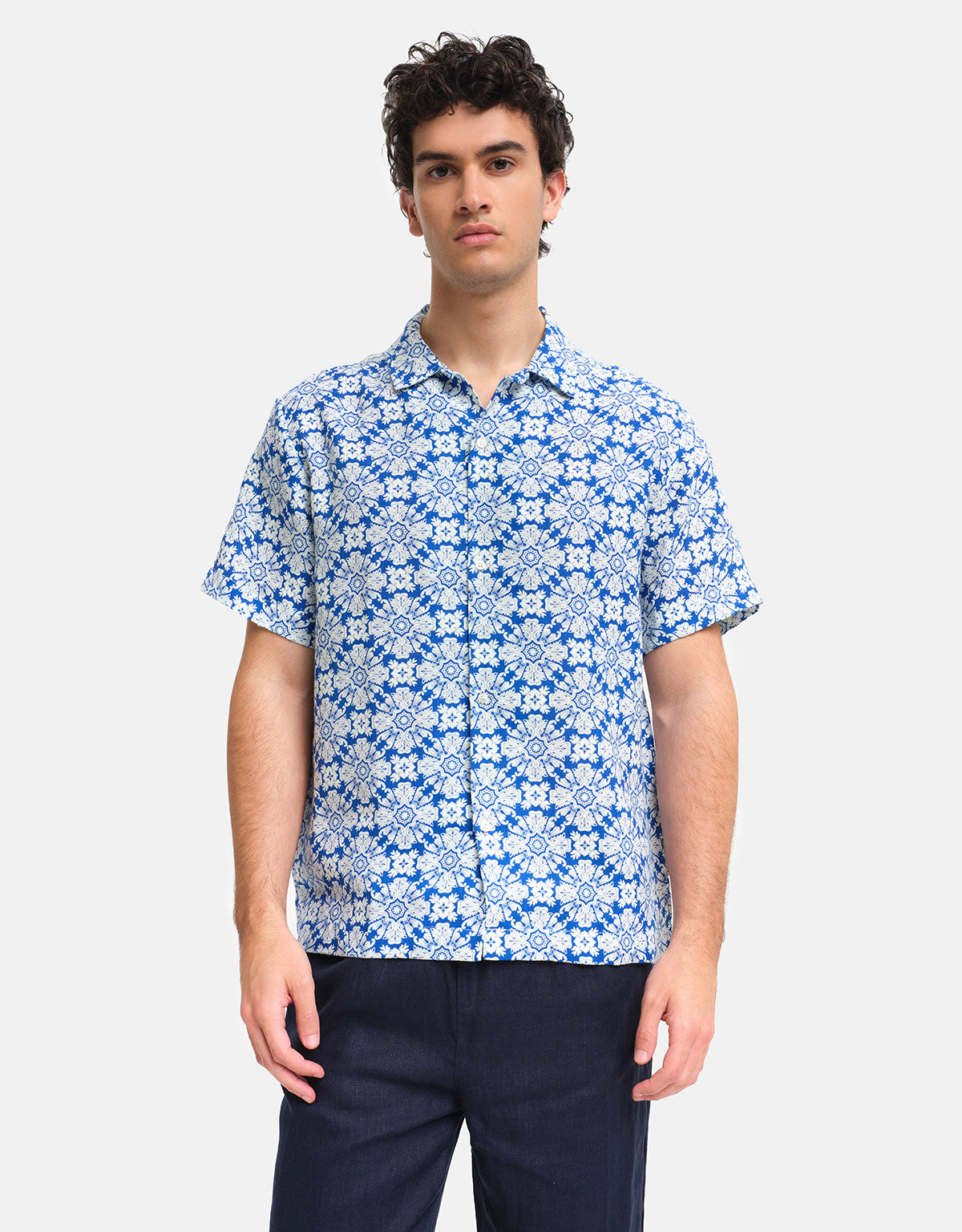 Casuzze Linen Bowling Shirt