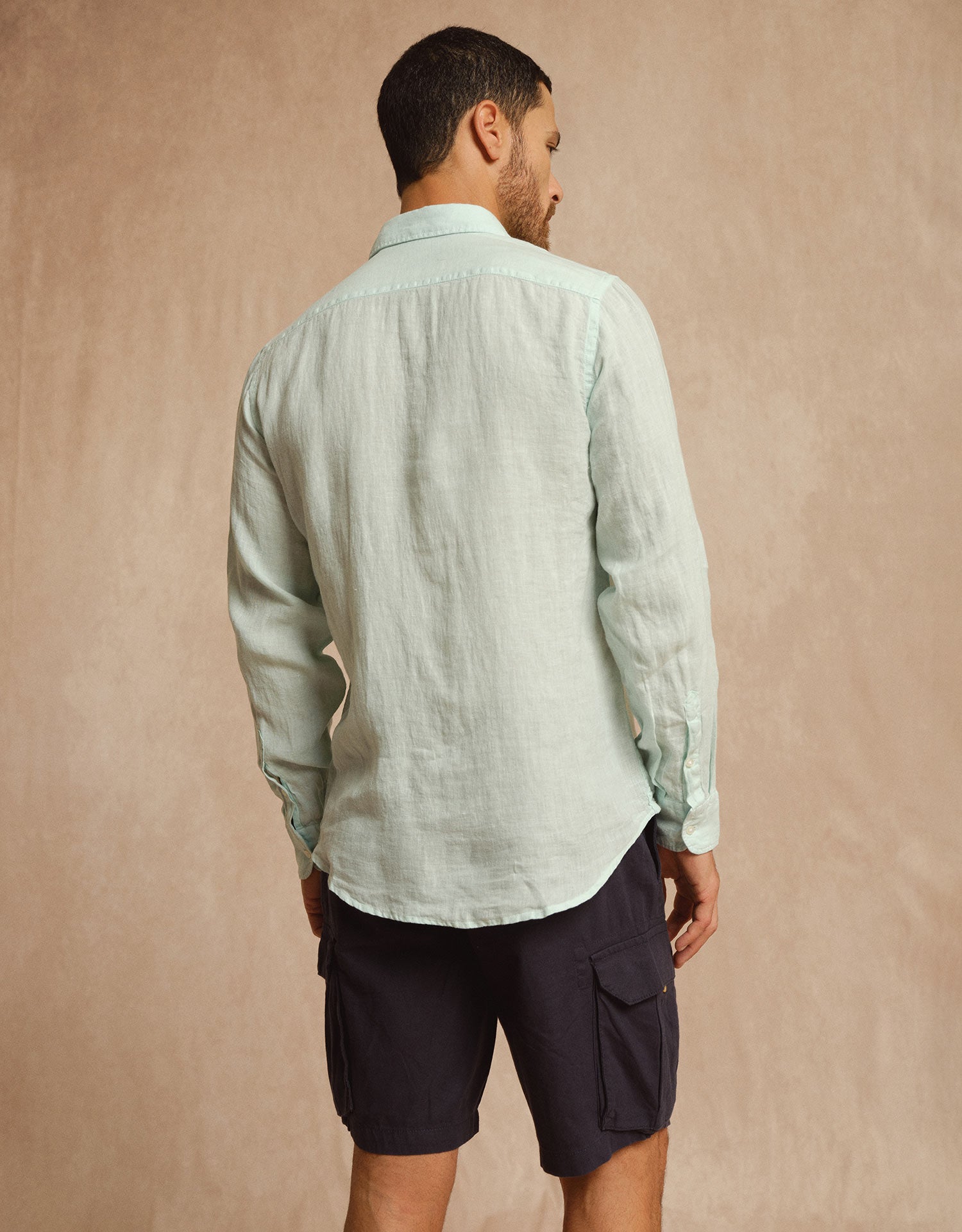 Aquamarine Linen Shirt