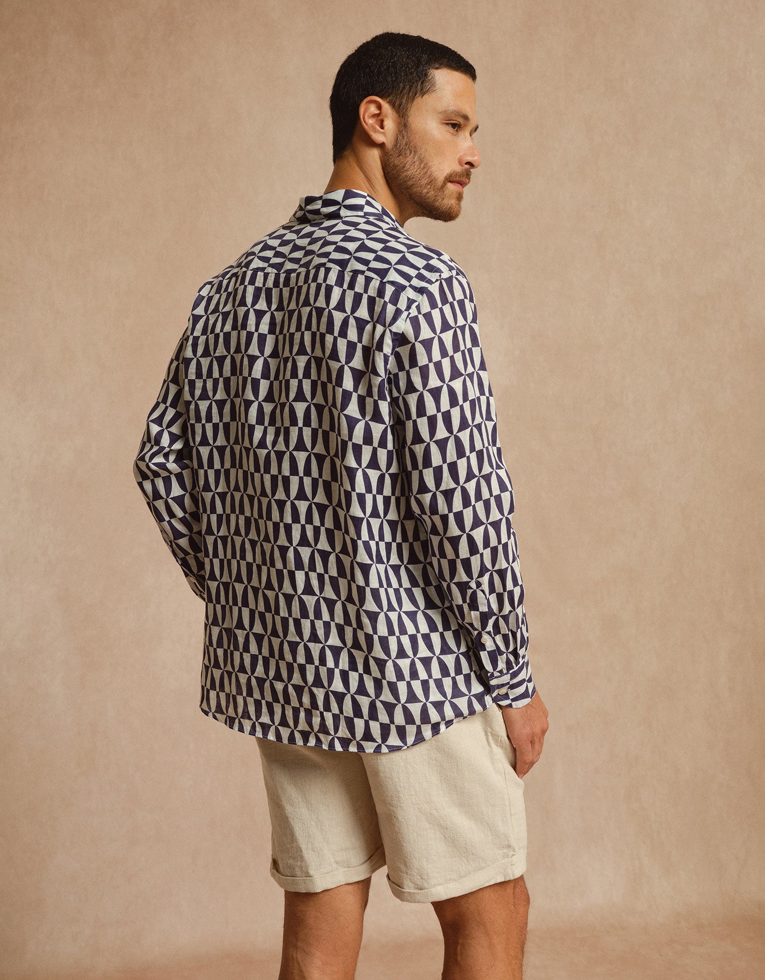 Camicia Cala Gabbiani Lino