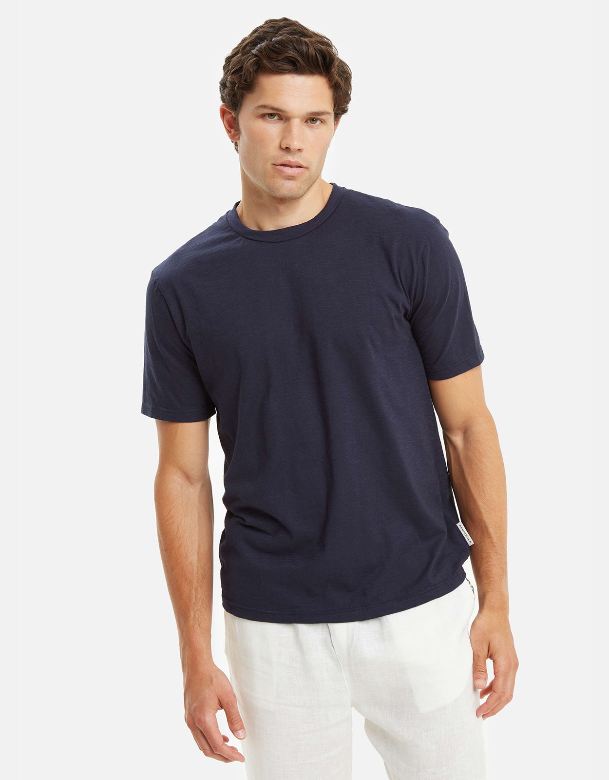 Camiseta Stromboli de lino y algodón